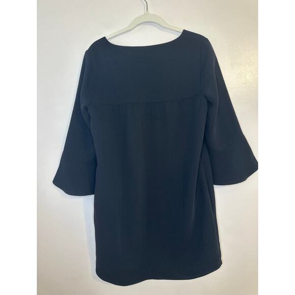 Madewell Womens Flutter Sleeve Black Capsule LBD Career Chic Corpcore Size Small - Picture 4 of 9